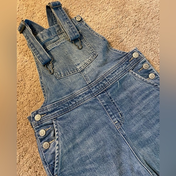Like new Cat & Jack girls Straight Overalls Size L 10/12 - Picture 2 of 6